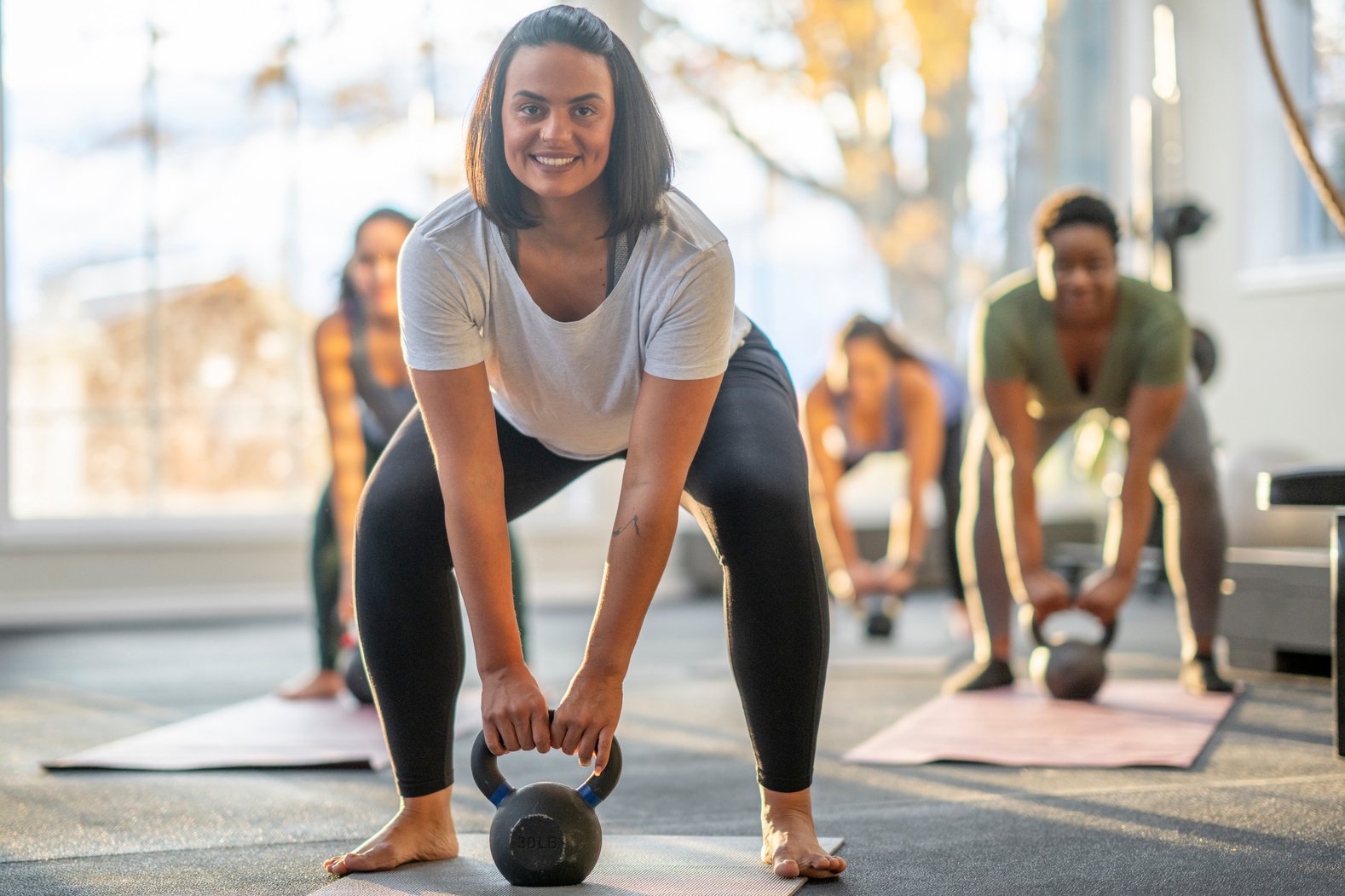 Women Lifting Weights